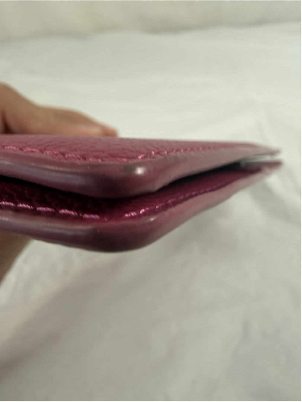 Bveyzi Leather Wallet Fuchsia RFID BLOCKING NEW - Picture 11 of 16